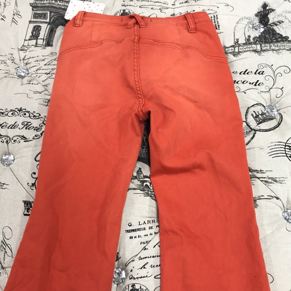 🎁 Free People Eva High Waisted Lace-Up Bootcut Jeans - Picture 9 of 10